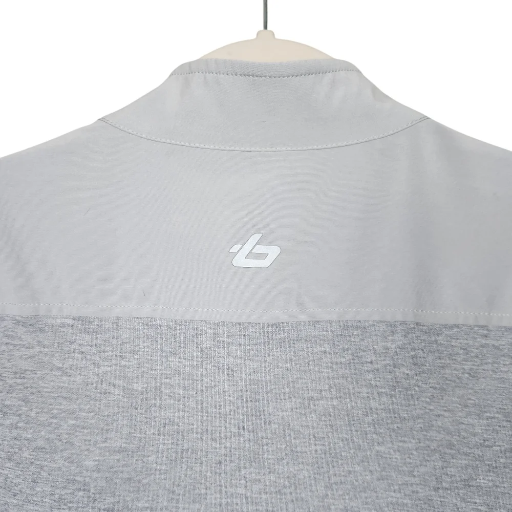 Bollé Golf Thermal 1/4 Zip Heathered Grey NWT Athleisure Sport Mens Size XXL
